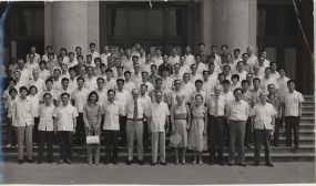 1980年，颐和园计量经济学讲习班合影。图片来源：张鹤龄藏照片